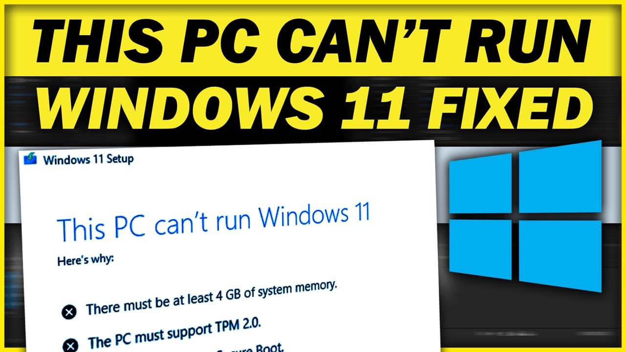 You are currently viewing This PC Can’t Run Windows 11 | Windows 11 installation error